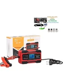 12V/24V Araçlar için 10 Amper LED Göstergeli Akıllı Akü Şarj Cihazı - 1