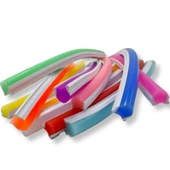 Mor 6mm İkinci Nesil Silikon Neon LED Şerit Kılıfı – 5 Metre Difüzör Tüp (LED Hariç) - 2