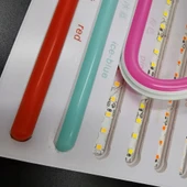Mor 6mm İkinci Nesil Silikon Neon LED Şerit Kılıfı – 5 Metre Difüzör Tüp (LED Hariç) - 11