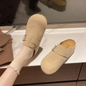 Kadın Süet Loafer Terlik (Deve Tüyü) - 6