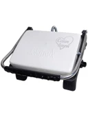 Anneler Günü Özel Dökümix Tost Kaplamasız Demir Döküm Makinası Fırça Hediyeli BEYAZ - 1