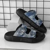 Erkek Sandalet (Açık Mavi Denim) - 4