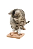 Karlie Ahşap Kedi Zeka Oyuncağı 19X19X2Cm - 1