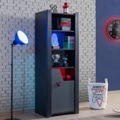 Kitaplık, Gamer Dolaplı 4 Raflı Kitaplık thumbnail 1