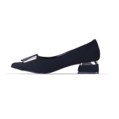 Moda Ayakkabı 855 Syh-Krem Kadın 3Cm Topuklu Ayakkabı - 12