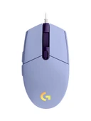 Logitech G G203 LIGHTSYNC RGB Aydınlatmalı 8000 DPI Kablolu Oyuncu Mouse - Lila - 1