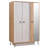 Gardırop, Dolunay 3 Kapaklı Dolap thumbnail 2