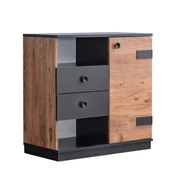 Milas Genç Odası - 3 Kapılı Dolap, Karyola, Komodin, Şifonyer - 6