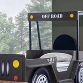 Arabalı Yatak, Offroad Plus Jeep Çocuk Karyolası - 2