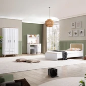 Linda Genç Odası - 3 Kapılı Dolap, Karyola, Çalışma Masası - 1