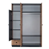 Milas Genç Odası - 3 Kapılı Dolap, Karyola, Komodin, Şifonyer - 3