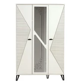 Safir Genç Odası - 3 Kapılı Dolap, Karyola, Komodin, Şifonyer - 4