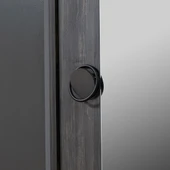 Gardırop, Black New 3 Kapılı Dolap - 4