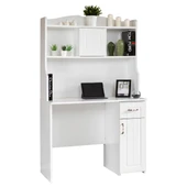 Su Beyaz Genç Odası - 3 Kapaklı Dolap, Karyola, Masa , Şifonyer - 5