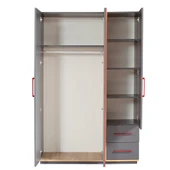 Antre Genç Odası - 3 Kapılı Dolap, Karyola, Komodin - 4