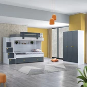 Ranza, Metris Yavrulu Ranza 3 Kapaklı Dolap 2 Adet Comfort Yatak - 4