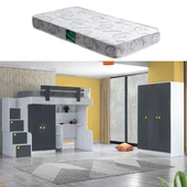 Ranza, Metris Dolap Masa 3 Kapılı Dolap 1 Adet Comfort Yatak thumbnail 1