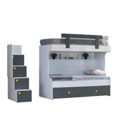 Ranza, Metris Yavrulu Ranza 3 Kapaklı Dolap 3 Adet Comfort Yatak - 7