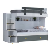 Ranza, Metris Yavrulu Ranza 3 Kapaklı Dolap 2 Adet Comfort Yatak - 7