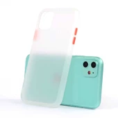 Apple iPhone 11 Kılıf Zore Fri Mat Yüzey Renkli Kenar Kılıf thumbnail 2