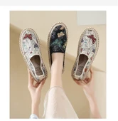 Kadın Espadril Loafer Ayakkabı (Kelebek Bej-1) - 9