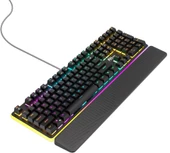 Royal Kludge RK918 Red Switch Siyah PBT RGB Kablolu US Gaming Mekanik Klavye - 6