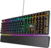 Royal Kludge RK918 Red Switch Siyah PBT RGB Kablolu US Gaming Mekanik Klavye - 5