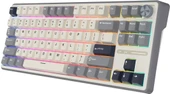 Royal Kludge R87 Pro Beyaz/Gri TKL Kablolu US Gaming Klavye - 3
