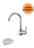 Wuvera Galaxy Serisi TSE Belgeli Lavabo Bataryası – 40 mm Kartuş, Tezgah Üstü Montaj & Oynar Perlâtör - 1