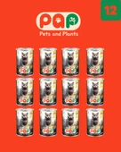 Pets and Plants Tavuk Yetişkin Kedi Konservesi 400 Gr.X 12 Adet - 1