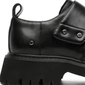 Unisex Derby Ayakkabı (Siyah-4) - 6