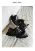 Unisex Derby Ayakkabı (Siyah-1) - 9
