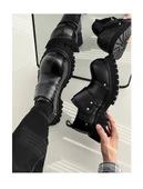 Unisex Derby Ayakkabı (Siyah-2) - 10
