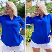 Lucky Life Kadın Dokuma Viskon Kumaş Efsane Gömlek - 3