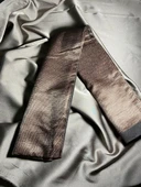 Unisex Çizgi Desenli Saten İnce Kaşmir Dokulu Sıcak Tutan Yumuşak Kışlık Atkı - 11