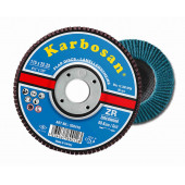 Karbosan 115 x 22 ZR 40 Kum Premium SD Flap Zımpara 10 Adet - 1