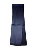 Unisex Çizgi Desenli Saten İnce Kaşmir Dokulu Sıcak Tutan Yumuşak Kışlık Atkı - 3