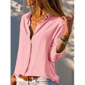 Lucky Life Kadın Dokuma Viskon Kumaş Efsane Gömlek - 2