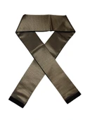 Unisex Çizgi Desenli Saten İnce Kaşmir Dokulu Sıcak Tutan Yumuşak Kışlık Atkı - 2