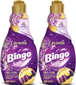 Bingo Soft Çamaşır Yumuşatıcı Konsantre 1440ML Lavanta (2 Li Set) - 1
