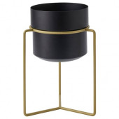 IKEA GOJIBAR 30 CM AYAKLI DEKORATİF SAKSI ÇELİK - 1
