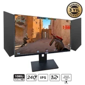 Spardox Gaming SG-24240P 24" 1ms GTG 240Hz IPS FullHD Pivot Pro Oyuncu Monitörü thumbnail 2