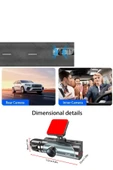 1080P Full HD 1296P Super HD Araç Kamerası Black Box Araç İçi Kamera Video ve Fotoğraf Kaydedici - 5