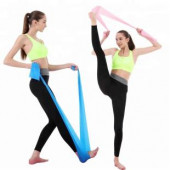 Leyaton Pilates Bandı Jimnastik Plates Lastiği 120x15 Cm Egzersiz Aerobik Bant 1 Adet Mavi - 1