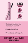 FLORMAR Doğal Formüllü Kirpik Uzatıcı Maskara (Siyah) - Longer Than Ever Mascara - 001 Black - 8682536067119 - 5