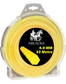 ABLACKS 4.0 MM 32 Metre Altıgen Tırpan Misinası - 1