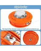 ABLACKS Tüm Tırpanlara Uyumlu Otomatik Misine Başlık Turuncu thumbnail 3