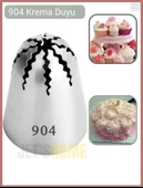 904 Krema Duyu Büyük Boy Pasta Duyu Paslanmaz Çelik 36X27X48 mm - 1