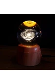 Dekoratif Galaxy Gezegen Tasarımlı Dönen Masa Lambası - 3