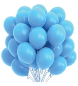 PASTEL BALON MAVİ 100 ADET - 1